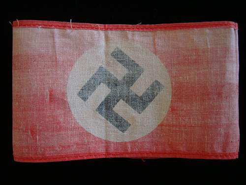 Old Printed NSDAP Armband
