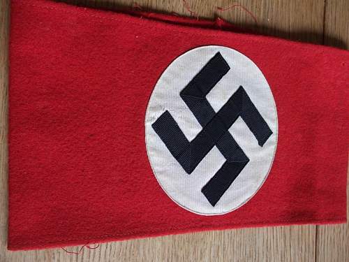 Opinions on NSDAP wool armband