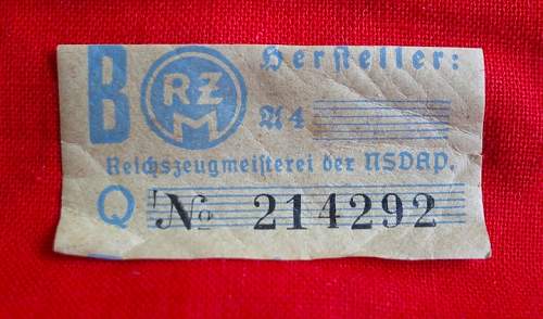 Mulitipiece NSDAP armband for review