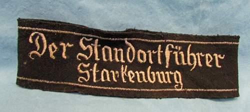 Der Standortführer Starkenburg cufftitle/armband