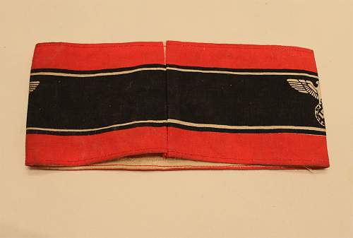 Deutscher Volkssturm Wehrmacht armband. -  Real or Fake