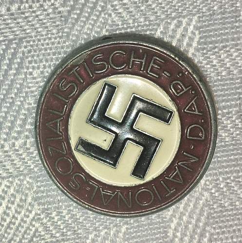 NSDAP Pin and SS Membership Stick Pin