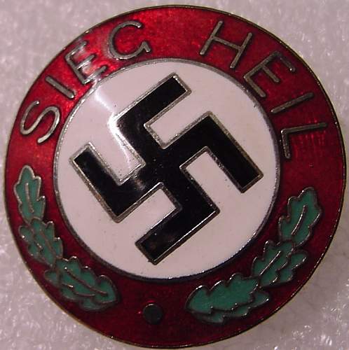 1933 German Nazi NSDAP SEIG HEIL Victory Pin