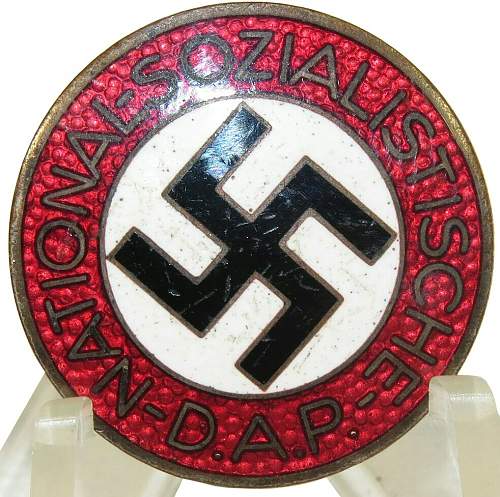 NSDAP Parteiabzeichen - confirmation of authenticity