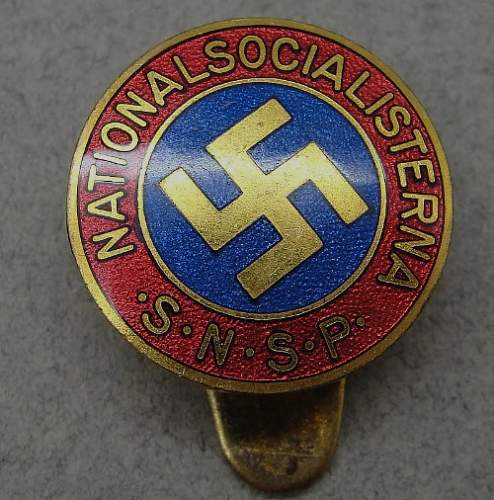 Bought Today S.N.S.P membership badge