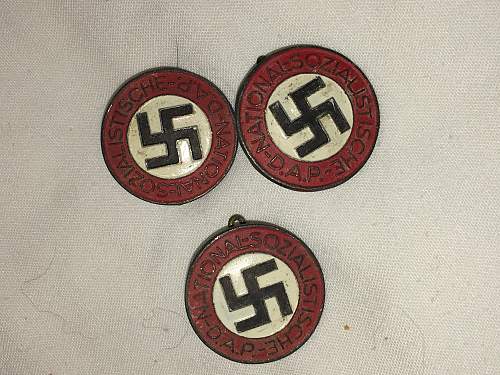 Real or Fake NSDAP Nazi Party Pin Badge.