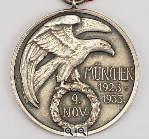 German Blood Order Medal 707, opinions