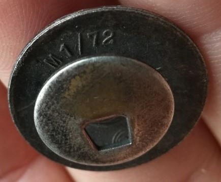 M1/72 Button hole version of NSDAP Parteiabzeichen