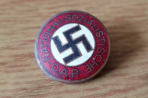 Early NSDAP Party Badge