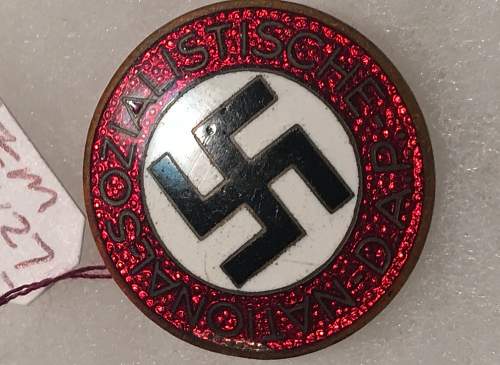 NSDAP Membership Badge Authenticity