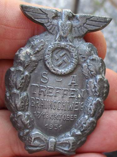 Original SA Treffen Braunschweig badge??