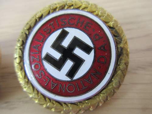 NSDAP Gold Party Badge