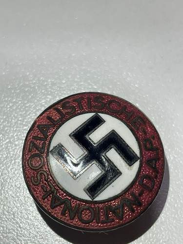 NSDAP (PARTEIABZEICHEN - BADGE PARTY) RZM M1/128 - Real or Reproduction?