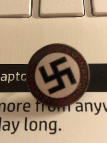 NSDAP Party Badge 16 MM