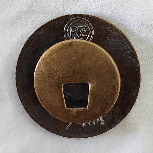 NSDAP Party Pin M1/164 RZM Marker