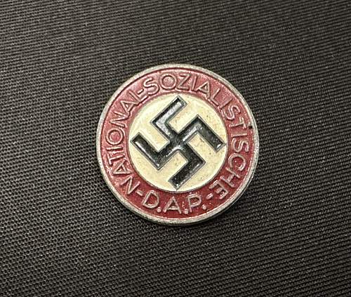 Late war badge coming up at work.