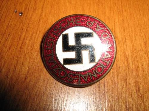 New to collection NSDAP pins and like most noobs need help in not collecting fakes
