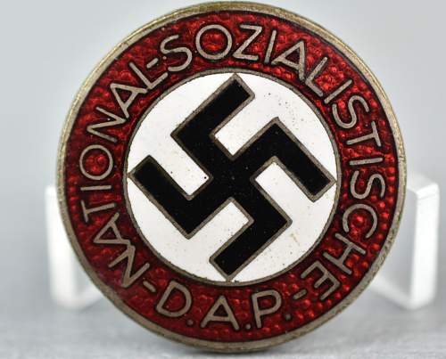 NSDAP Pin Help Needed. real/ fake or repo?