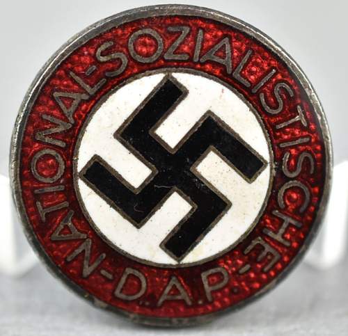 NSDAP Pin Help Needed. real/ fake or repo?