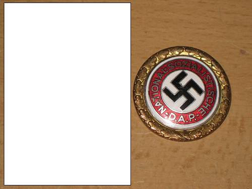 NSDAP Goldene Parteiabzeichen