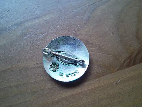 Real or Fake NSDAP Nazi Party Pin Badge.