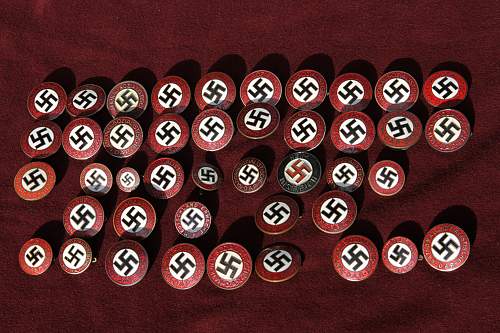 Real or Fake NSDAP Nazi Party Pin Badge.
