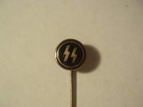 NSDAP Party membership badges and SS Stick Pin Opinions