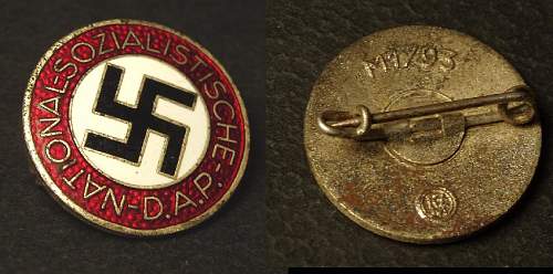 Nationalsozialistische Deutsche Arbeiterpartei badges