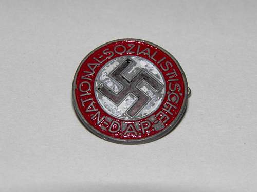 NSDAP badge. opinions please