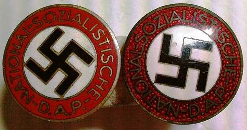 NSDAP Party badges