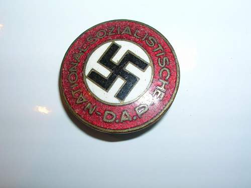 Reich GMBH: NSDAP Party membership badge. False or orginal?