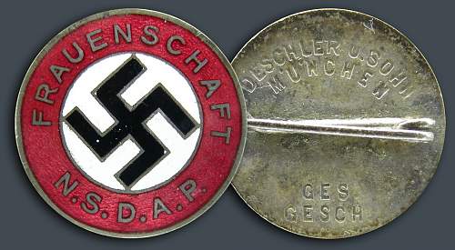 NSDAP - Heil Hitler=Ludendorff. A new NSDAP slogan badge in 2014!