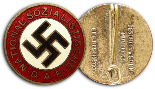 NSDAP - Heil Hitler=Ludendorff. A new NSDAP slogan badge in 2014!