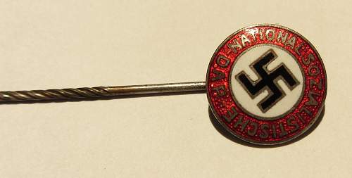 NSDAP Party Pin Real? - GES GESCH Backwards