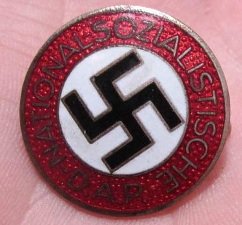 About to purchase a NSDAP party pin - opinions?