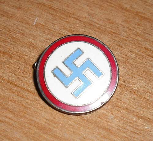 Nazi party pin??  Unique...opinions please!
