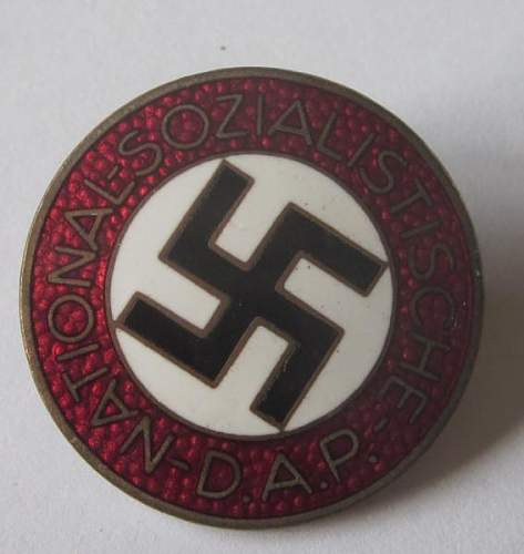 NSDAP Pin and SS Membership Stick Pin