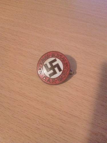 NSDAP member pin