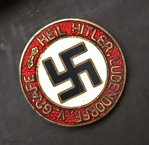 Another badge up for auction - HH -  Karl Gutenkunst, Oranienburg M1/4