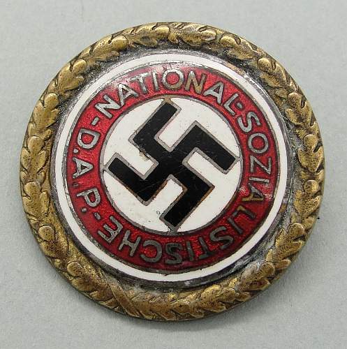 NSDAP Honor Membership Badge