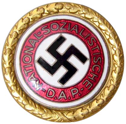 NSDAP Honor Membership Badge