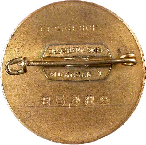 NSDAP Honor Membership Badge