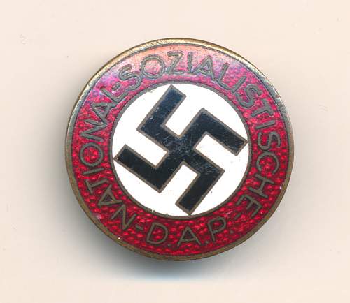 NSDAP parteiabzeichen RZM M1/25