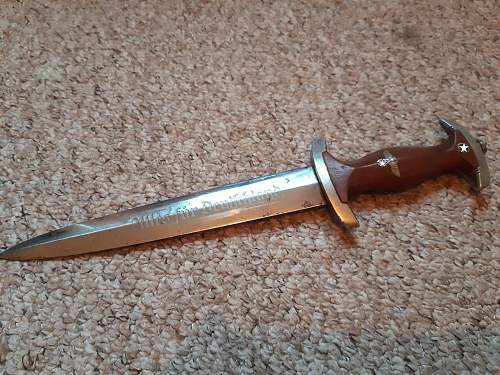 Post-war use of an NSKK dagger