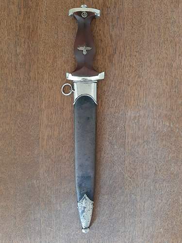 Post-war use of an NSKK dagger 2