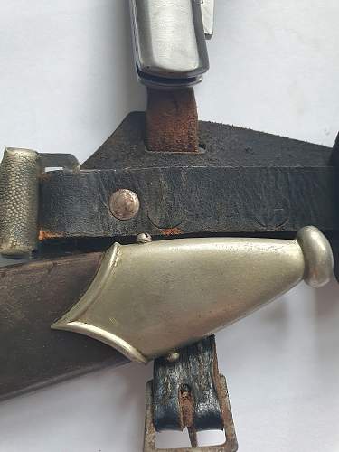 Early NSKK dagger with SS vertical hanger