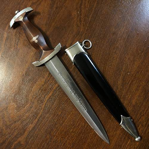 Late Production M33 NSKK Dienstdolch Dagger &amp; Scabbard 1941 M7/66 Carl Eickhorn