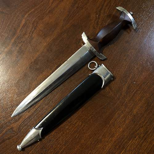 Late Production M33 NSKK Dienstdolch Dagger &amp; Scabbard 1941 M7/66 Carl Eickhorn