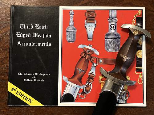 Late Production M33 NSKK Dienstdolch Dagger &amp; Scabbard 1941 M7/66 Carl Eickhorn