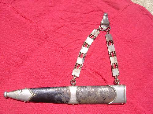 NSKK chained dagger scabbard